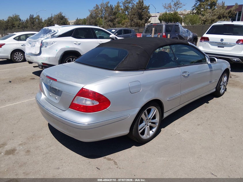 2006 Mercedes-benz Clk-class VIN WDBTK56G66T056118 IAAI salvage auction — FRONT END, Salvage (California), sold $1,175 on 2026-08-10 (photo 4)