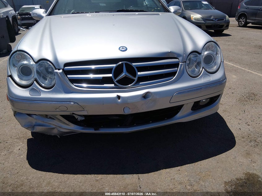 2006 Mercedes-benz Clk-class VIN WDBTK56G66T056118 IAAI salvage auction — FRONT END, Salvage (California), sold $1,175 on 2026-08-10 (photo 6)