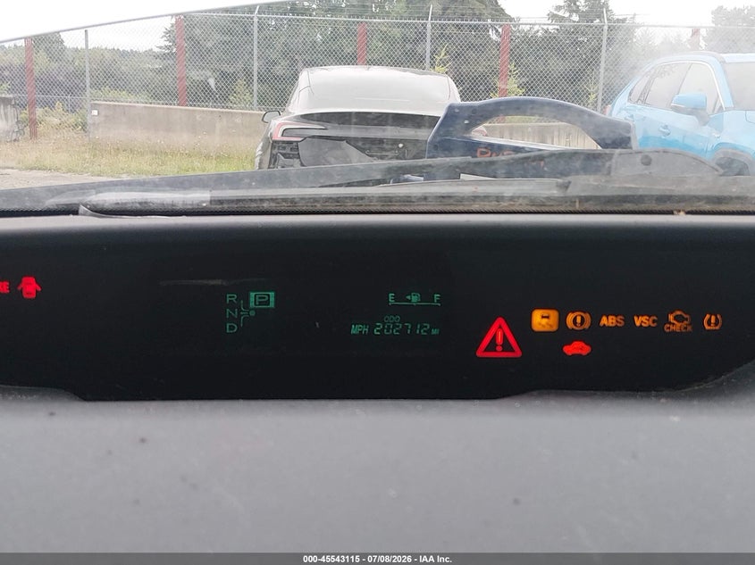 2008 Toyota Prius VIN JTDKB20U283415011 IAAI salvage auction — FRONT & REAR, Clear (Washington), sold $375 on 2026-07-29 (photo 7)