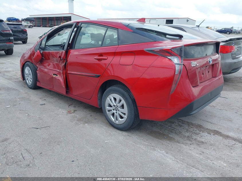 2016 Toyota Prius VIN JTDKBRFU0G3522315 IAAI salvage auction — NORMAL WEAR, Regular Certificate (Iowa), sold $6,400 on 2026-07-14 (photo 3)