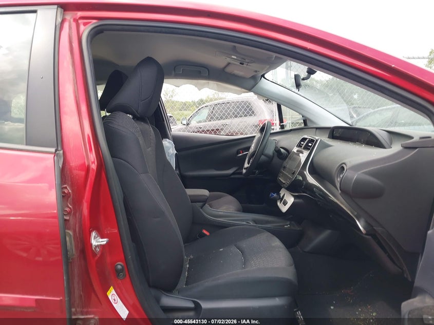 2016 Toyota Prius VIN JTDKBRFU0G3522315 IAAI salvage auction — NORMAL WEAR, Regular Certificate (Iowa), sold $6,400 on 2026-07-14 (photo 5)