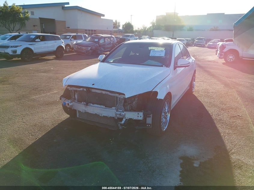 2020 Mercedes-benz C-klasse VIN WDDWF8DB4LR557390 IAAI salvage auction — FRONT END, Salvage Title, sold $8,200 on 2026-08-07 (photo 6)