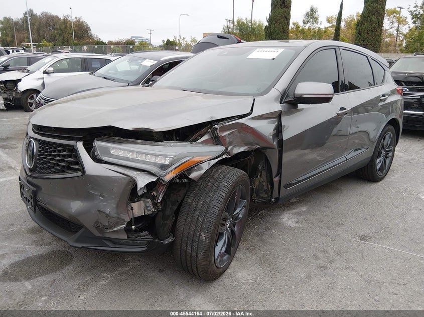 2024 Acura Rdx VIN 5J8TC2H69RL023881 IAAI salvage auction — LEFT FRONT, Salvage (California), sold $14,400 on 2026-07-26 (photo 2)