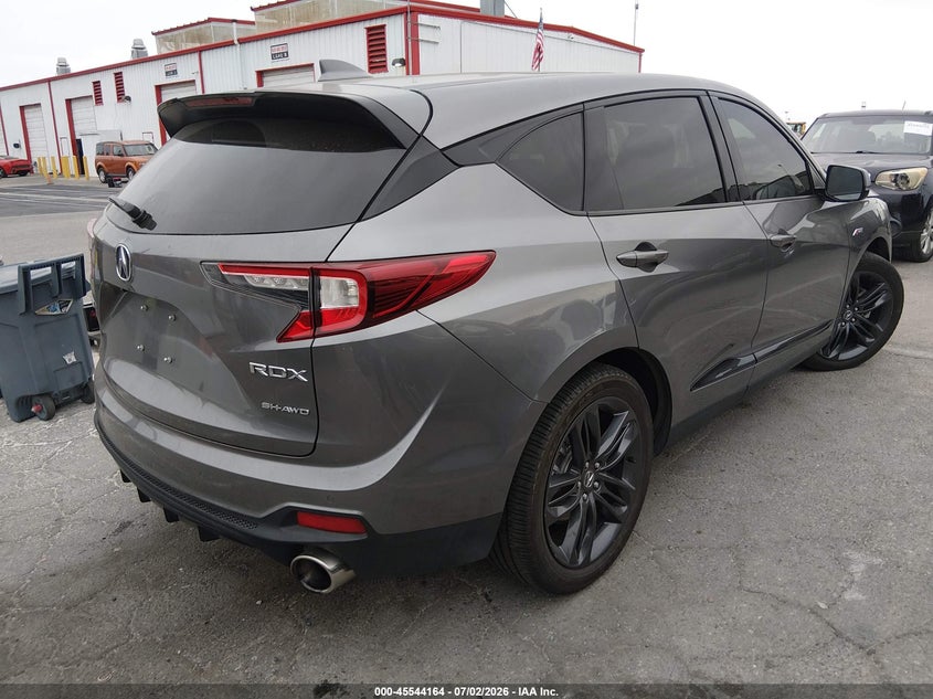 2024 Acura Rdx VIN 5J8TC2H69RL023881 IAAI salvage auction — LEFT FRONT, Salvage (California), sold $14,400 on 2026-07-26 (photo 4)