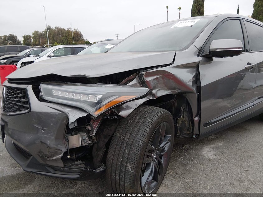 2024 Acura Rdx VIN 5J8TC2H69RL023881 IAAI salvage auction — LEFT FRONT, Salvage (California), sold $14,400 on 2026-07-26 (photo 6)