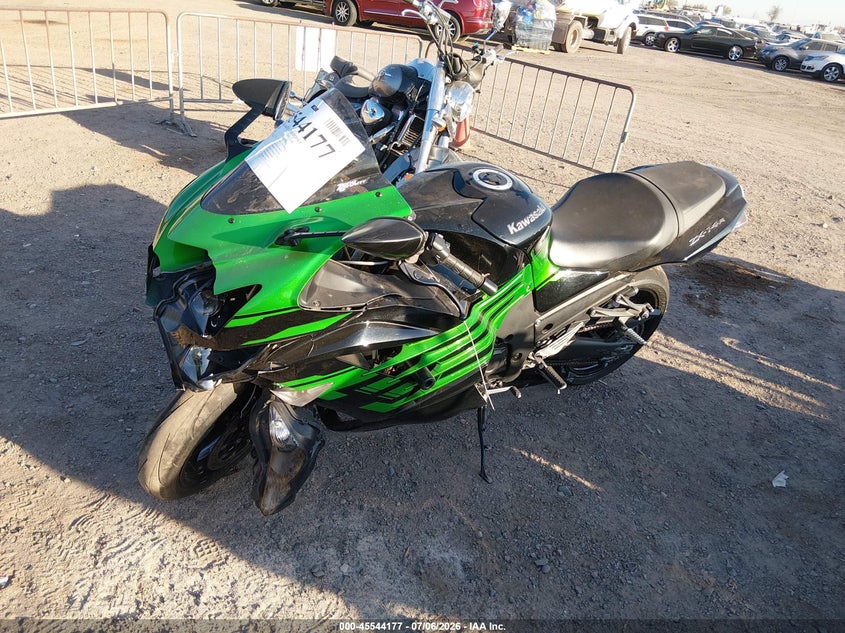 2020 Kawasaki Zx VIN JKBZXNJ10LA010670 IAAI salvage auction — FRONT END, Salvage (Arizona), sold $2,050 on 2026-07-28 (photo 2)