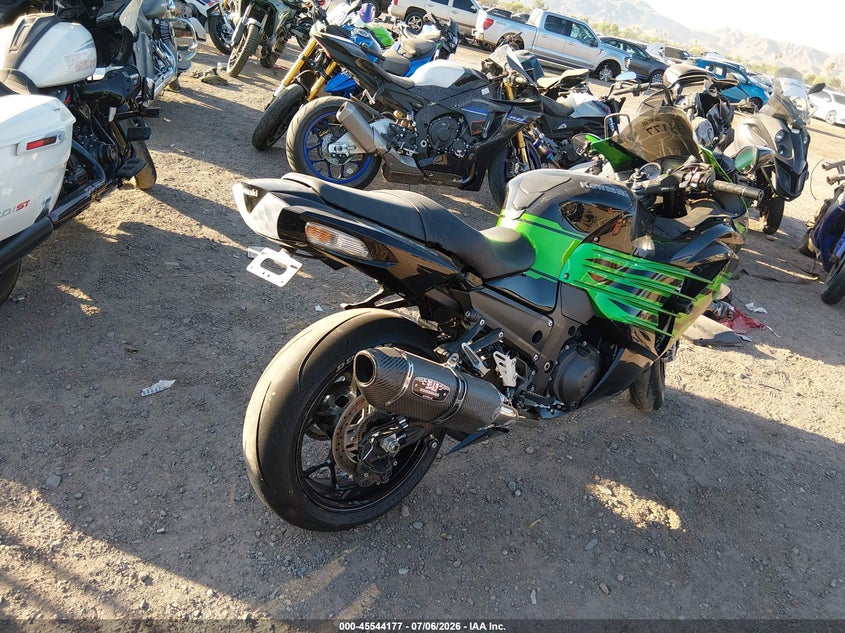 2020 Kawasaki Zx VIN JKBZXNJ10LA010670 IAAI salvage auction — FRONT END, Salvage (Arizona), sold $2,050 on 2026-07-28 (photo 4)