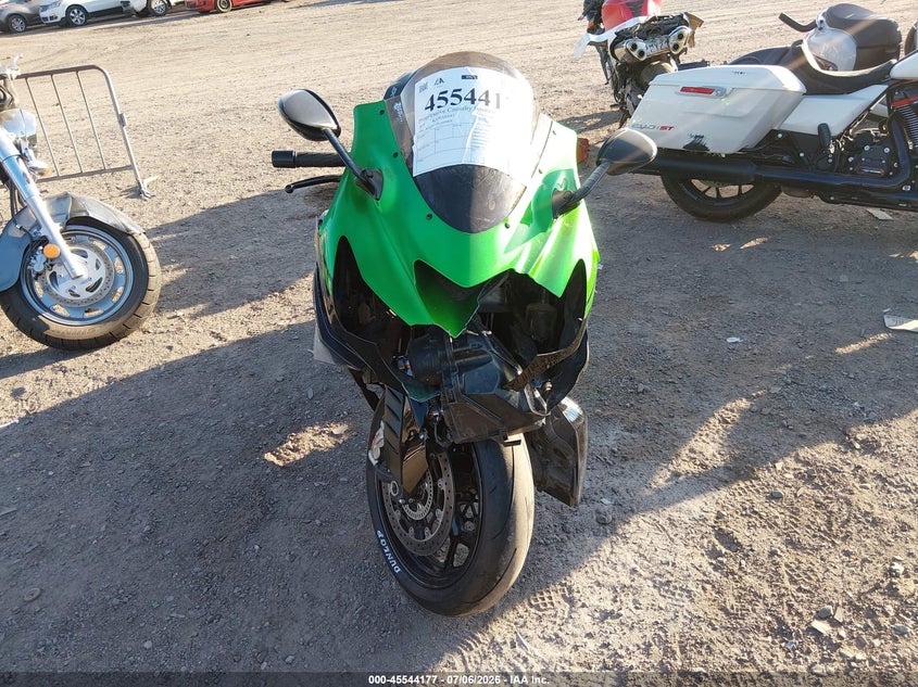 2020 Kawasaki Zx VIN JKBZXNJ10LA010670 IAAI salvage auction — FRONT END, Salvage (Arizona), sold $2,050 on 2026-07-28 (photo 5)