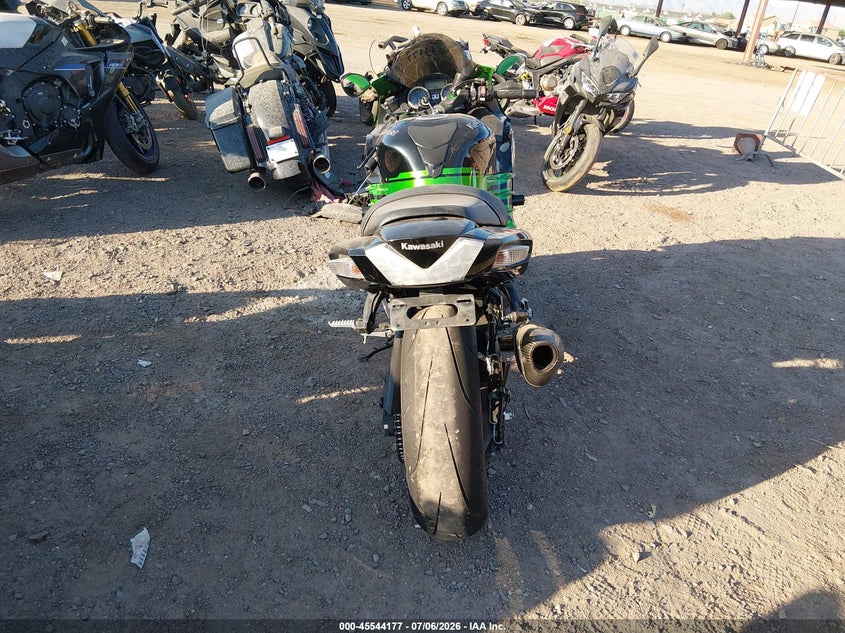 2020 Kawasaki Zx VIN JKBZXNJ10LA010670 IAAI salvage auction — FRONT END, Salvage (Arizona), sold $2,050 on 2026-07-28 (photo 6)