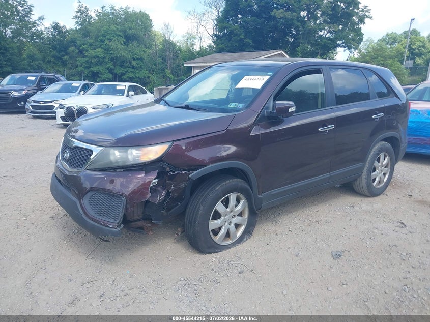 2011 Kia Sorento VIN 5XYKT3A11BG147255 IAAI salvage auction — RIGHT FRONT, Salvage (Pennsylvania), sold $900 on 2026-07-24 (photo 2)