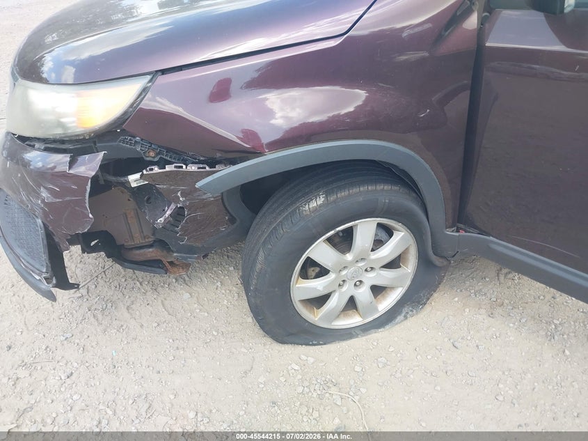 2011 Kia Sorento VIN 5XYKT3A11BG147255 IAAI salvage auction — RIGHT FRONT, Salvage (Pennsylvania), sold $900 on 2026-07-24 (photo 6)