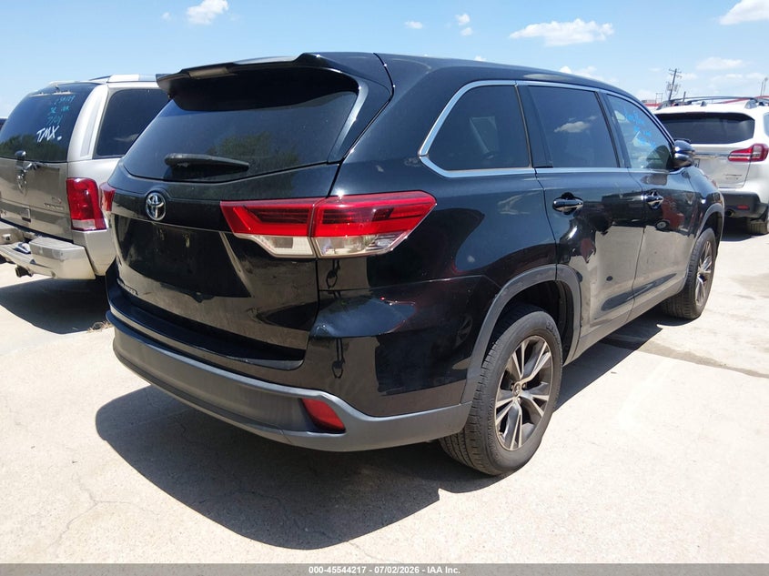 2019 Toyota Highlander VIN 5TDZZRFH1KS309605 IAAI salvage auction — NORMAL WEAR, Clear (Tennessee), sold $7,200 on 2026-07-27 (photo 4)