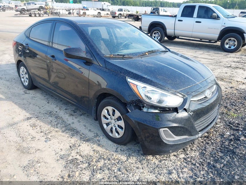 2015 Hyundai Accent VIN KMHCT4AE6FU867552 IAAI salvage auction — NORMAL WEAR, Clear (North Carolina), sold $450 on 2026-07-29 (photo 1)