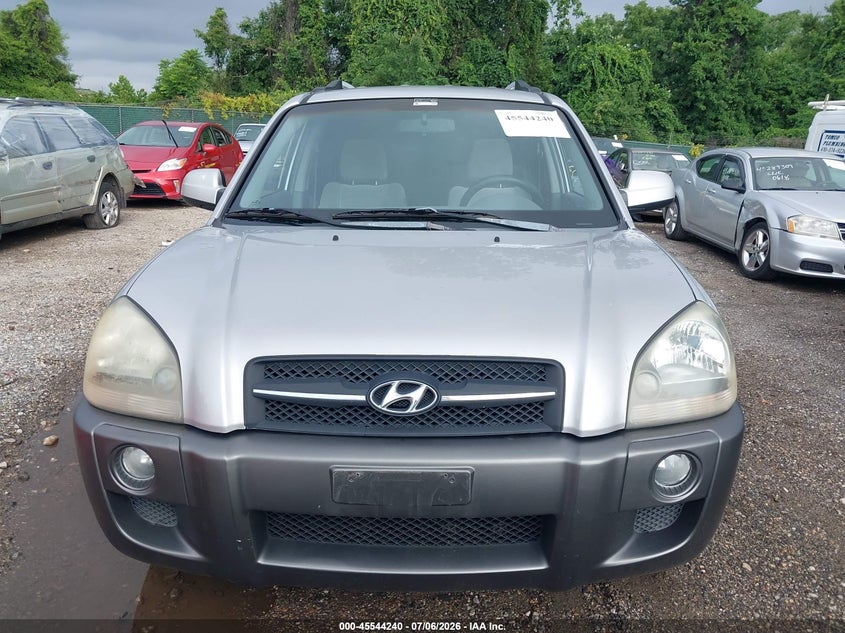 2005 Hyundai Tucson VIN KM8JN72D85U067830 IAAI salvage auction — NORMAL WEAR, Clear-Dealer Only (Maryland), sold $850 on 2026-07-09 (photo 6)