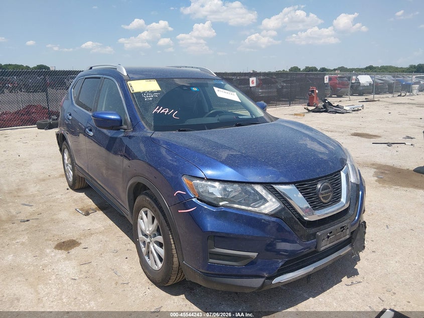 2020 Nissan Rogue VIN KNMAT2MT1LP508887 IAAI salvage auction — REAR END, Salvage Title, sold $25 on 2026-08-01 (photo 1)