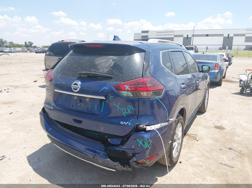 2020 Nissan Rogue VIN KNMAT2MT1LP508887 IAAI salvage auction — REAR END, Salvage Title, sold $25 on 2026-08-01 (photo 4)