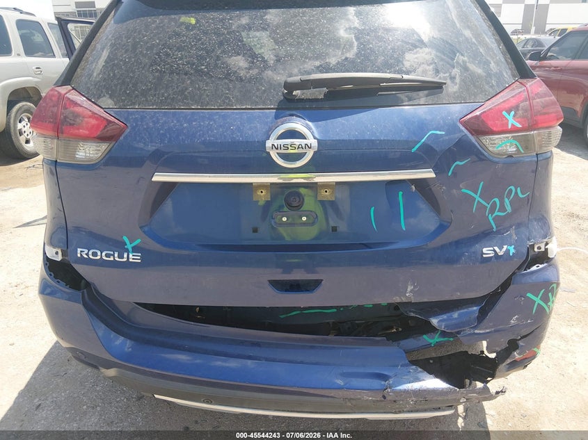 2020 Nissan Rogue VIN KNMAT2MT1LP508887 IAAI salvage auction — REAR END, Salvage Title, sold $25 on 2026-08-01 (photo 6)
