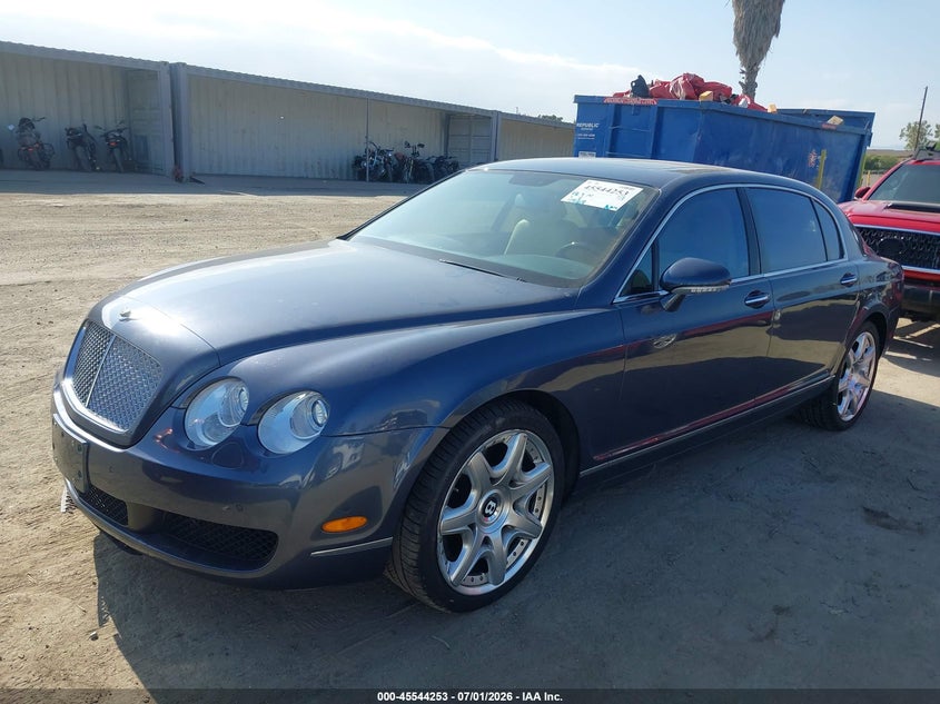2007 Bentley Continental VIN SCBBR93W07C047785 IAAI salvage auction — RIGHT FRONT, Salvage (California), sold $11,450 on 2026-07-22 (photo 2)
