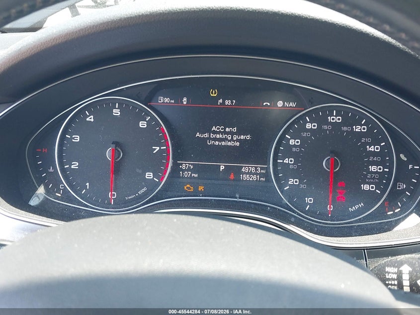 2013 Audi A7 VIN WAU3GAFC0DN075996 IAAI salvage auction — REAR END, Salvage (Connecticut), sold $1,400 on 2026-07-30 (photo 7)