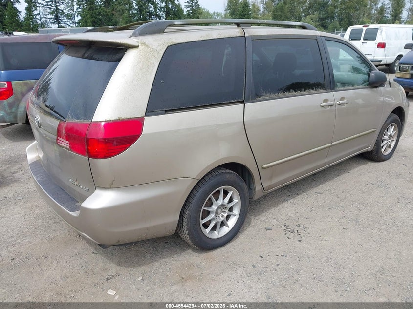 2004 Toyota Sienna VIN 5TDZA23CX4S195386 IAAI salvage auction — NORMAL WEAR, Clear (Washington), sold $875 on 2026-07-22 (photo 4)