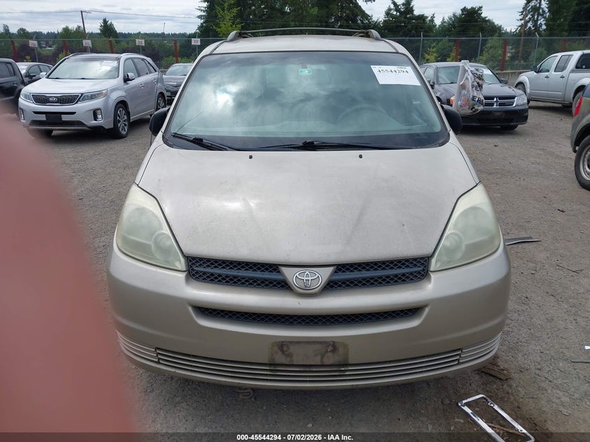 2004 Toyota Sienna VIN 5TDZA23CX4S195386 IAAI salvage auction — NORMAL WEAR, Clear (Washington), sold $875 on 2026-07-22 (photo 6)