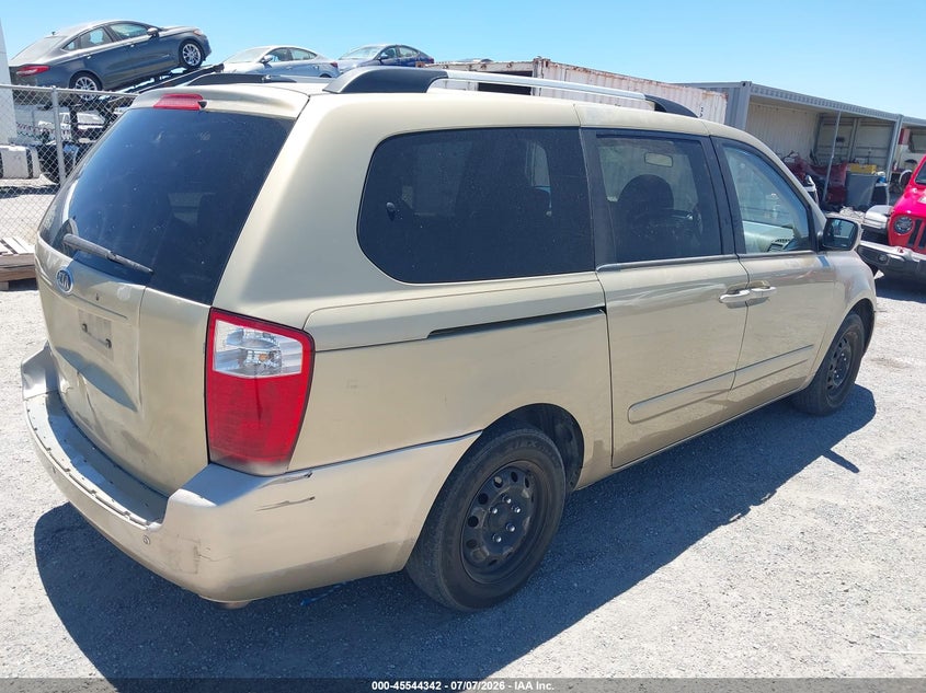 2010 Kia SEDONA VIN KNDMG4C34A6325422 IAAI salvage auction — NORMAL WEAR, App For Dup Salv Title - Dealer (California), sold $100 on 2026-07-30 (photo 4)