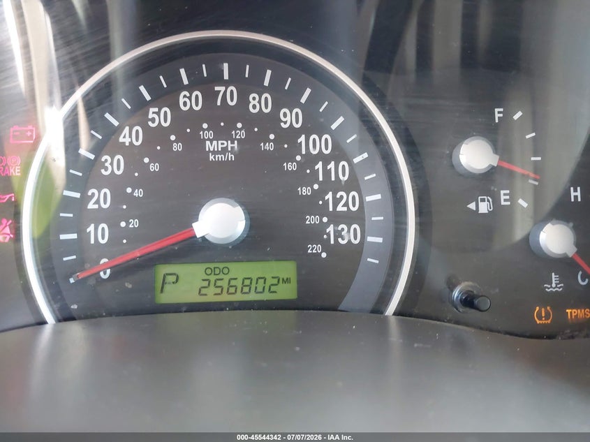 2010 Kia SEDONA VIN KNDMG4C34A6325422 IAAI salvage auction — NORMAL WEAR, App For Dup Salv Title - Dealer (California), sold $100 on 2026-07-30 (photo 7)