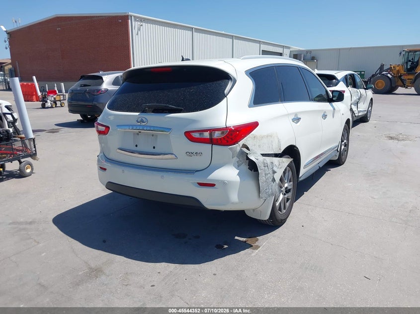 2015 Infiniti Qx60 VIN 5N1AL0MN7FC529112 IAAI salvage auction — FRONT & REAR, Salvage Title, sold $1,525 on 2026-09-02 (photo 4)