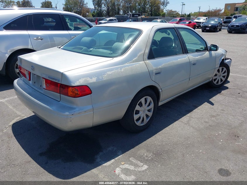2001 Toyota Camry VIN 4T1BG22K41U828251 IAAI salvage auction — RIGHT FRONT, Salvage (California), sold $475 on 2026-07-09 (photo 4)