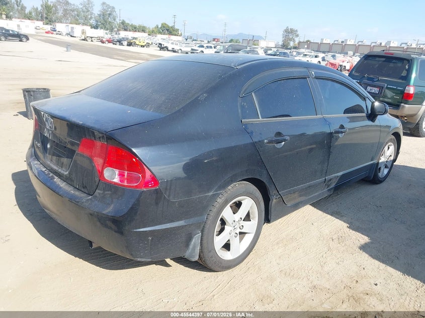 2007 Honda Civic VIN JHMFA16817S004050 IAAI salvage auction — NORMAL WEAR, Clear - Dealer Only (California), sold $1,000 on 2026-07-08 (photo 4)