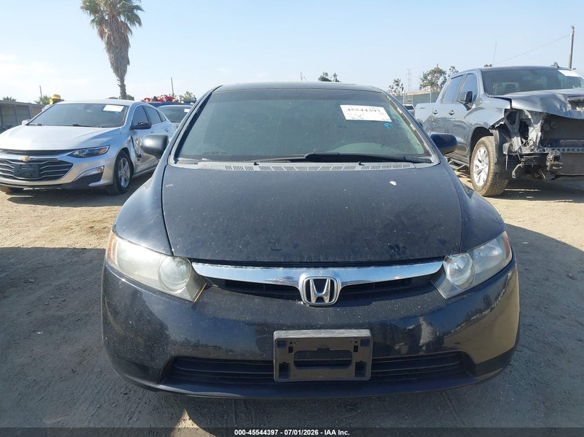 2007 Honda Civic VIN JHMFA16817S004050 IAAI salvage auction — NORMAL WEAR, Clear - Dealer Only (California), sold $1,000 on 2026-07-08 (photo 6)