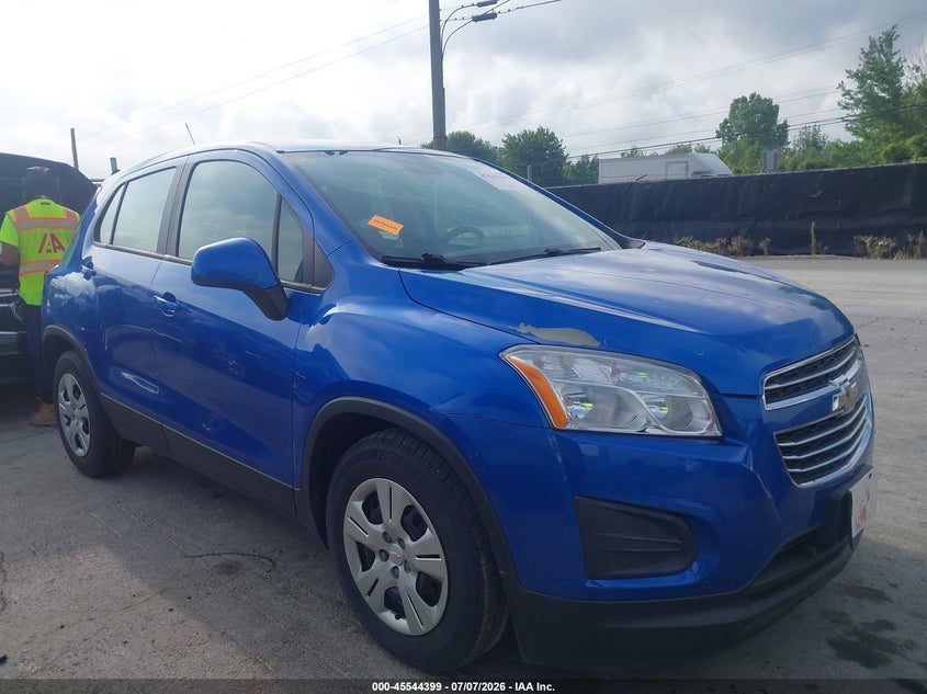 2016 Chevrolet Trax VIN KL7CJKSB5GB618785 IAAI salvage auction — HAIL, Salvage (Ohio), sold $275 on 2026-07-28 (photo 1)