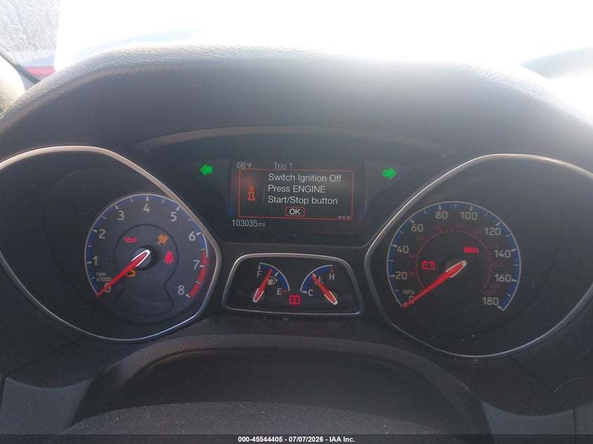 2016 Ford Focus VIN WF0DP3TH5G4117282 IAAI salvage auction — FRONT END, Salvage Title, sold $2,100 on 2026-08-04 (photo 7)