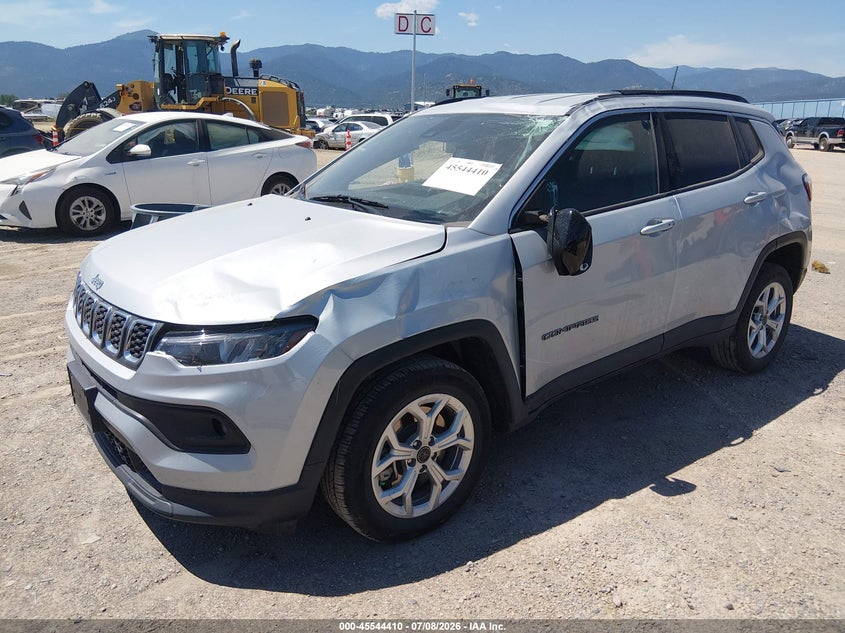 2025 Jeep Compass VIN 3C4NJDBN4ST504074 IAAI salvage auction — ROLLOVER, Salvage Title, sold $1,950 on 2026-08-23 (photo 2)