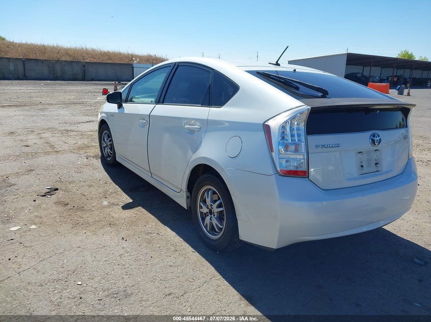 2010 Toyota Prius VIN JTDKN3DU8A0095661 IAAI salvage auction — NORMAL WEAR, Clear - Dealer Only (California), sold $925 on 2026-07-15 (photo 3)