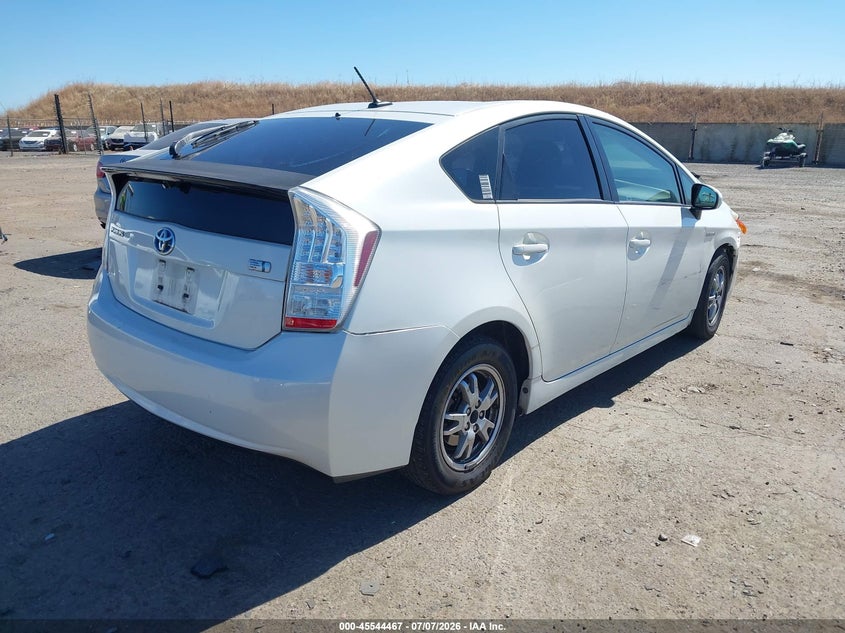 2010 Toyota Prius VIN JTDKN3DU8A0095661 IAAI salvage auction — NORMAL WEAR, Clear - Dealer Only (California), sold $925 on 2026-07-15 (photo 4)