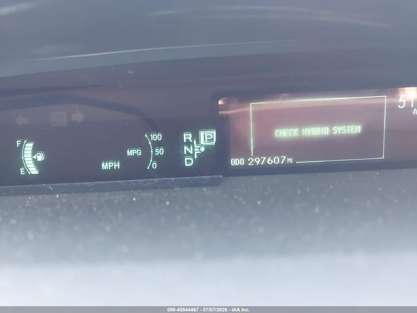 2010 Toyota Prius VIN JTDKN3DU8A0095661 IAAI salvage auction — NORMAL WEAR, Clear - Dealer Only (California), sold $925 on 2026-07-15 (photo 7)
