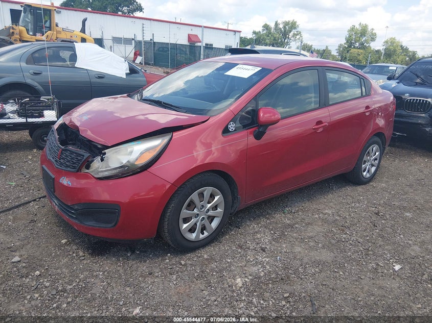 2015 Kia Rio VIN KNADM4A30F6424450 IAAI salvage auction — FRONT END, Salvage (Ohio), sold $850 on 2026-07-29 (photo 2)