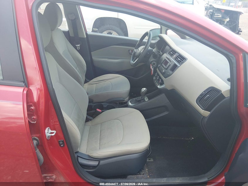 2015 Kia Rio VIN KNADM4A30F6424450 IAAI salvage auction — FRONT END, Salvage (Ohio), sold $850 on 2026-07-29 (photo 5)