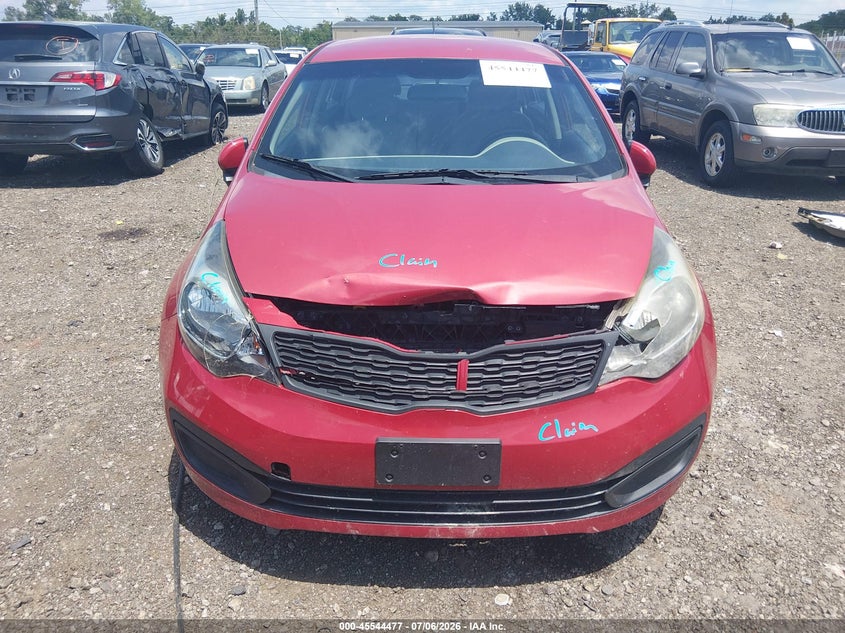2015 Kia Rio VIN KNADM4A30F6424450 IAAI salvage auction — FRONT END, Salvage (Ohio), sold $850 on 2026-07-29 (photo 6)