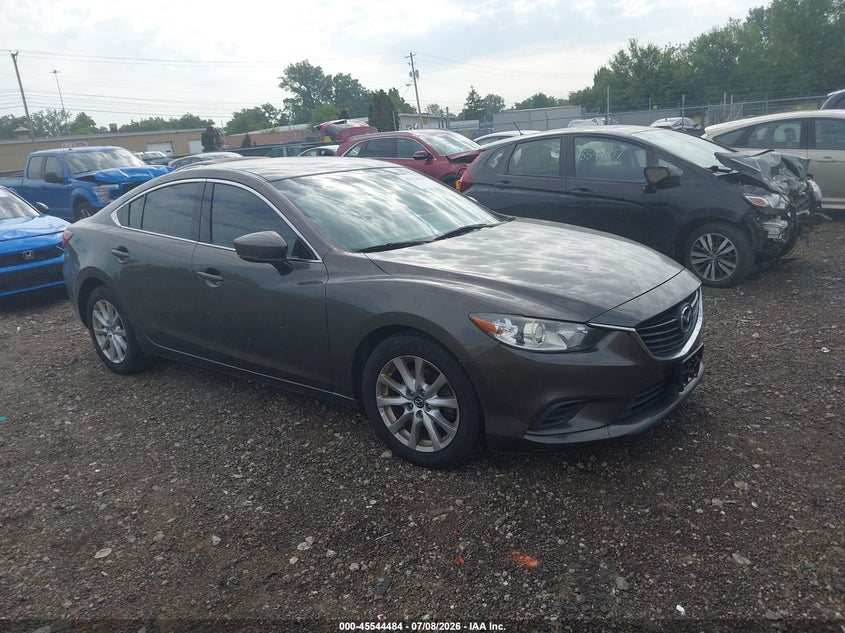 2017 Mazda 6 VIN JM1GL1U55H1150502 IAAI salvage auction — LEFT REAR, Salvage (Ohio), sold $125 on 2026-07-29 (photo 1)