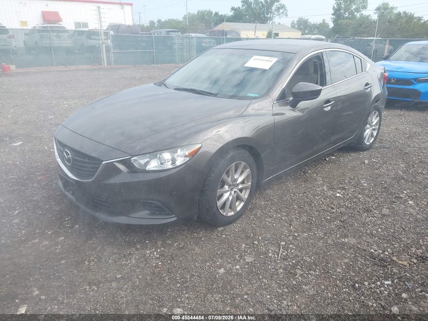 2017 Mazda 6 VIN JM1GL1U55H1150502 IAAI salvage auction — LEFT REAR, Salvage (Ohio), sold $125 on 2026-07-29 (photo 2)