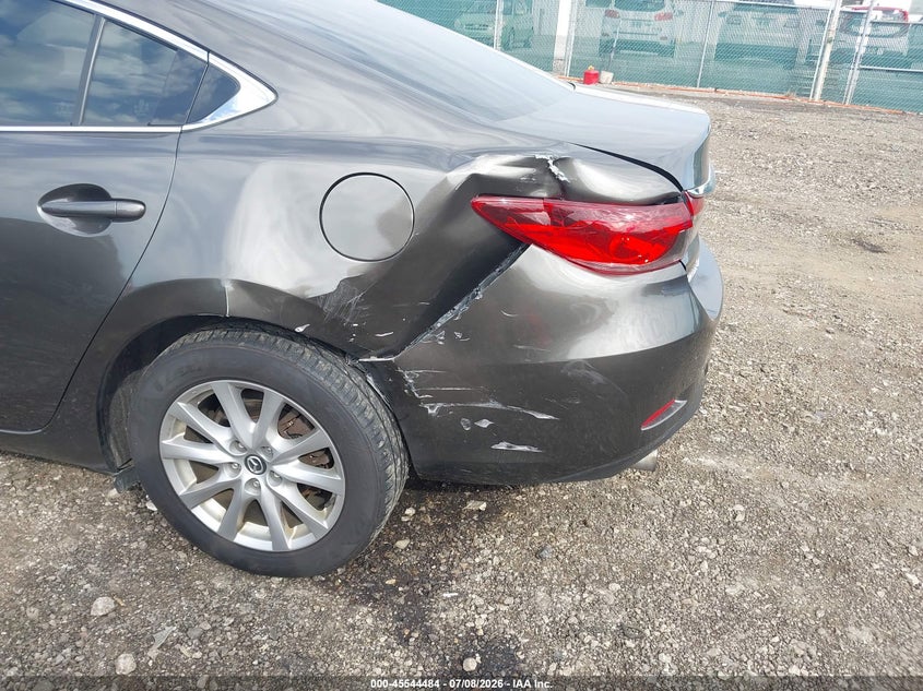 2017 Mazda 6 VIN JM1GL1U55H1150502 IAAI salvage auction — LEFT REAR, Salvage (Ohio), sold $125 on 2026-07-29 (photo 6)