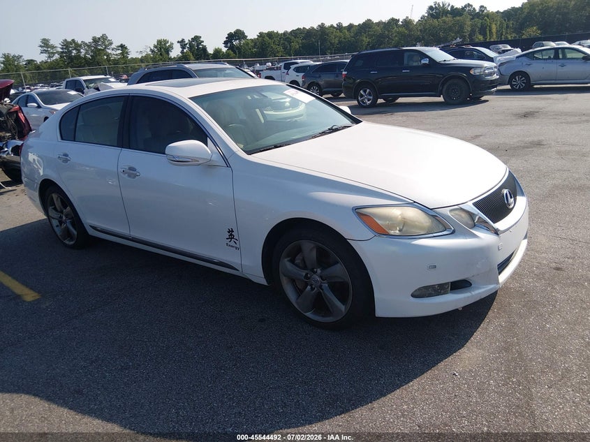 2010 Lexus Gs 350 VIN JTHBE1KS6A0047483 IAAI salvage auction — FRONT END, Clear (Virginia), sold $1,125 on 2026-07-29 (photo 1)