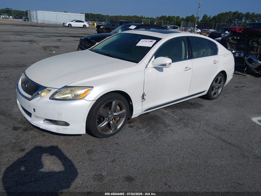 2010 Lexus Gs 350 VIN JTHBE1KS6A0047483 IAAI salvage auction — FRONT END, Clear (Virginia), sold $1,125 on 2026-07-29 (photo 2)