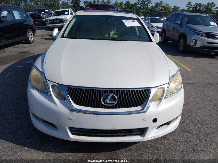 2010 Lexus Gs 350 VIN JTHBE1KS6A0047483 IAAI salvage auction — FRONT END, Clear (Virginia), sold $1,125 on 2026-07-29 (photo 6)