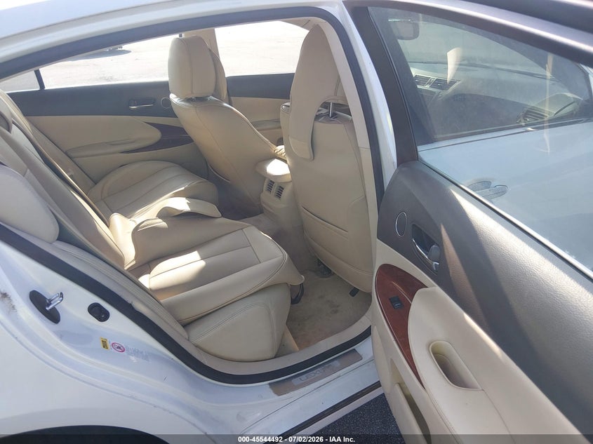 2010 Lexus Gs 350 VIN JTHBE1KS6A0047483 IAAI salvage auction — FRONT END, Clear (Virginia), sold $1,125 on 2026-07-29 (photo 8)