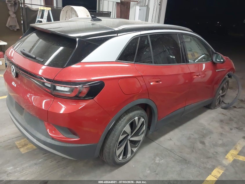 2022 Volkswagen Id.4 VIN WVGUNPE20NP062515 IAAI salvage auction — FRONT END, Salvage Title, sold $9,200 on 2026-07-16 (photo 4)