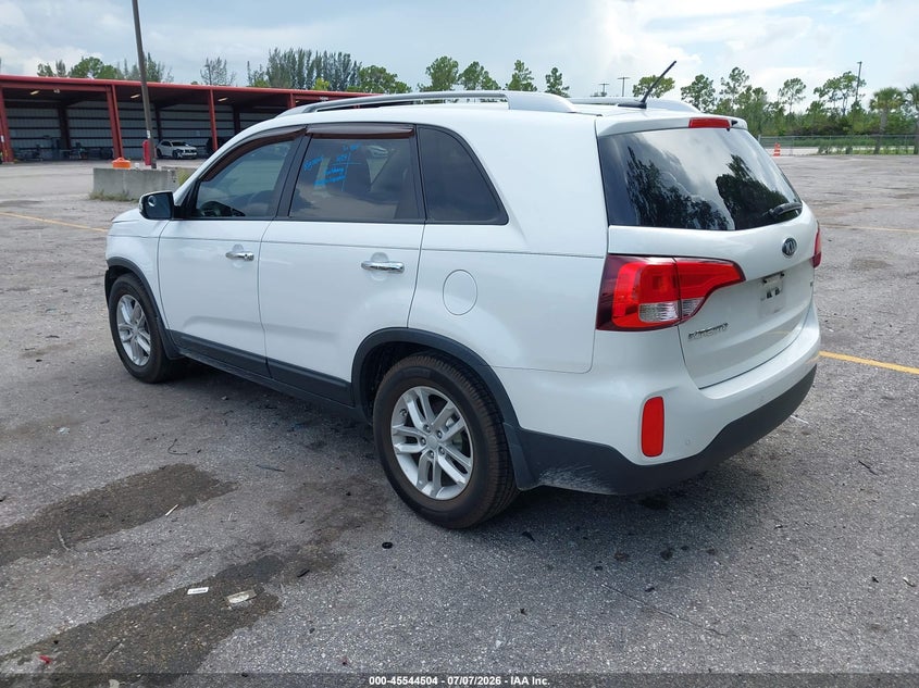 2014 Kia Sorento VIN 5XYKT3A6XEG439728 IAAI salvage auction — FRONT END, Salvage Title, sold $1,250 on 2026-07-27 (photo 3)