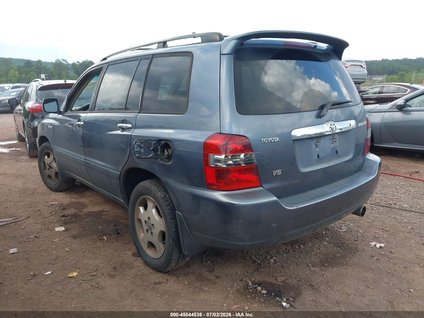 2007 Toyota Highlander VIN JTEGP21A770145295 IAAI salvage auction — RIGHT FRONT, Salvage (Alabama), sold $750 on 2026-07-29 (photo 3)